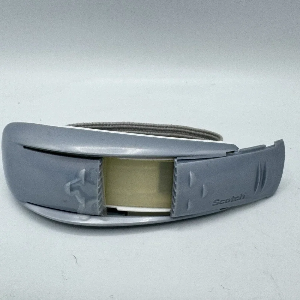 Scotch Pop-Up Tape Handband Dispenser Gray Wrist Holder With Tape 3M